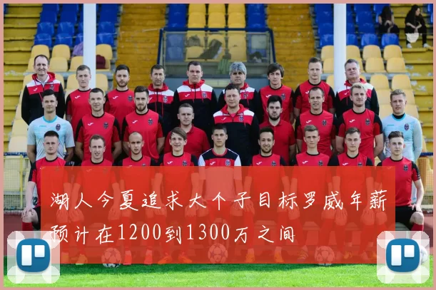 湖人今夏追求大个子目标罗威年薪预计在1200到1300万之间